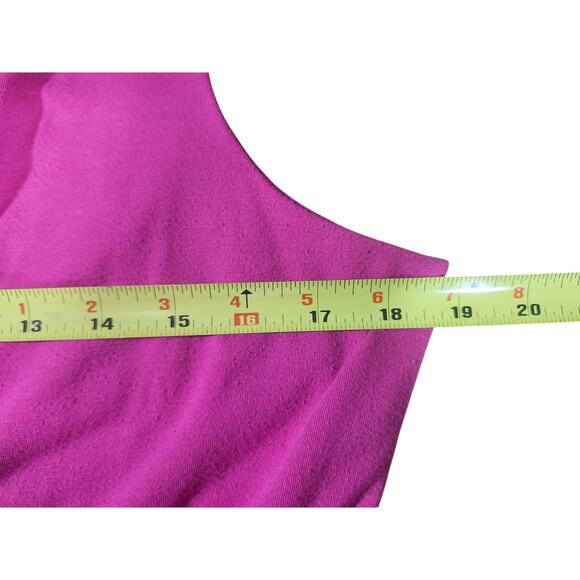 Old Navy Pink Maternity Knee Length Barbie Tank Dress M Stretch Casual Preppy - Picture 2 of 8